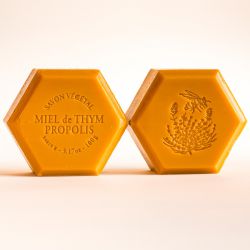 Savon miel et propolis : parfum naturel verveine 100g