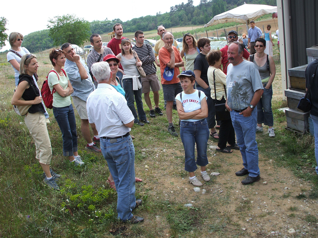 Un groupe en visite